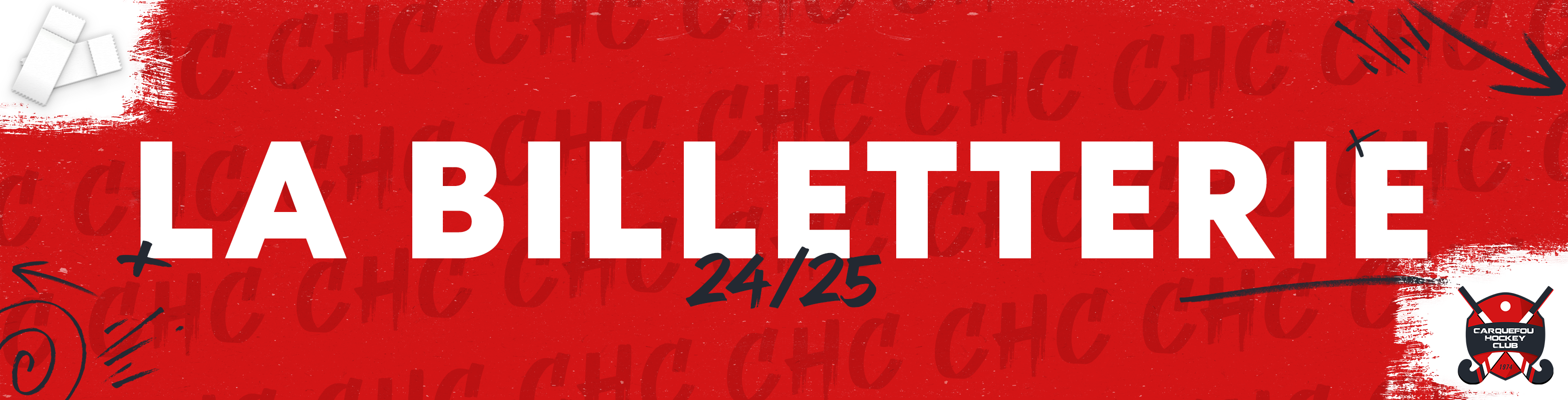 Banière billetterie